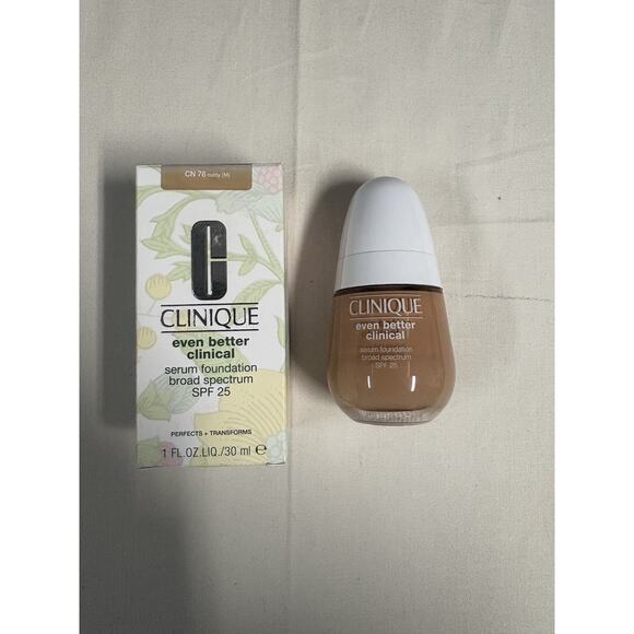 Clinique Other - Clinique Even Better Clinical Serum Foundation SPF 25- CN 78 Nutty (M)